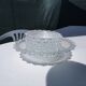 Service salad bowl textured glass masserini barocco italy vintage 1960