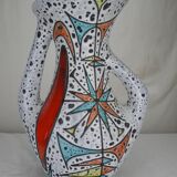 old Vallauris vase Pierre Fromentin vintage decor French vase 50s 60s