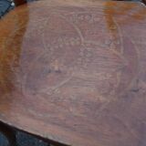 4 chaises bistro aux assises sérigraphiées