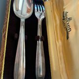 Detjen silver spoon and fork