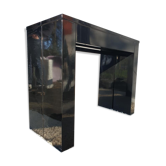 Table with extendable mechanism XXL black lacquer