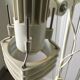 70s/80s parquet floor lamp with 2 spotlights