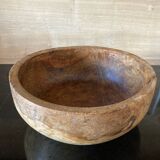 Olive wood salad bowl