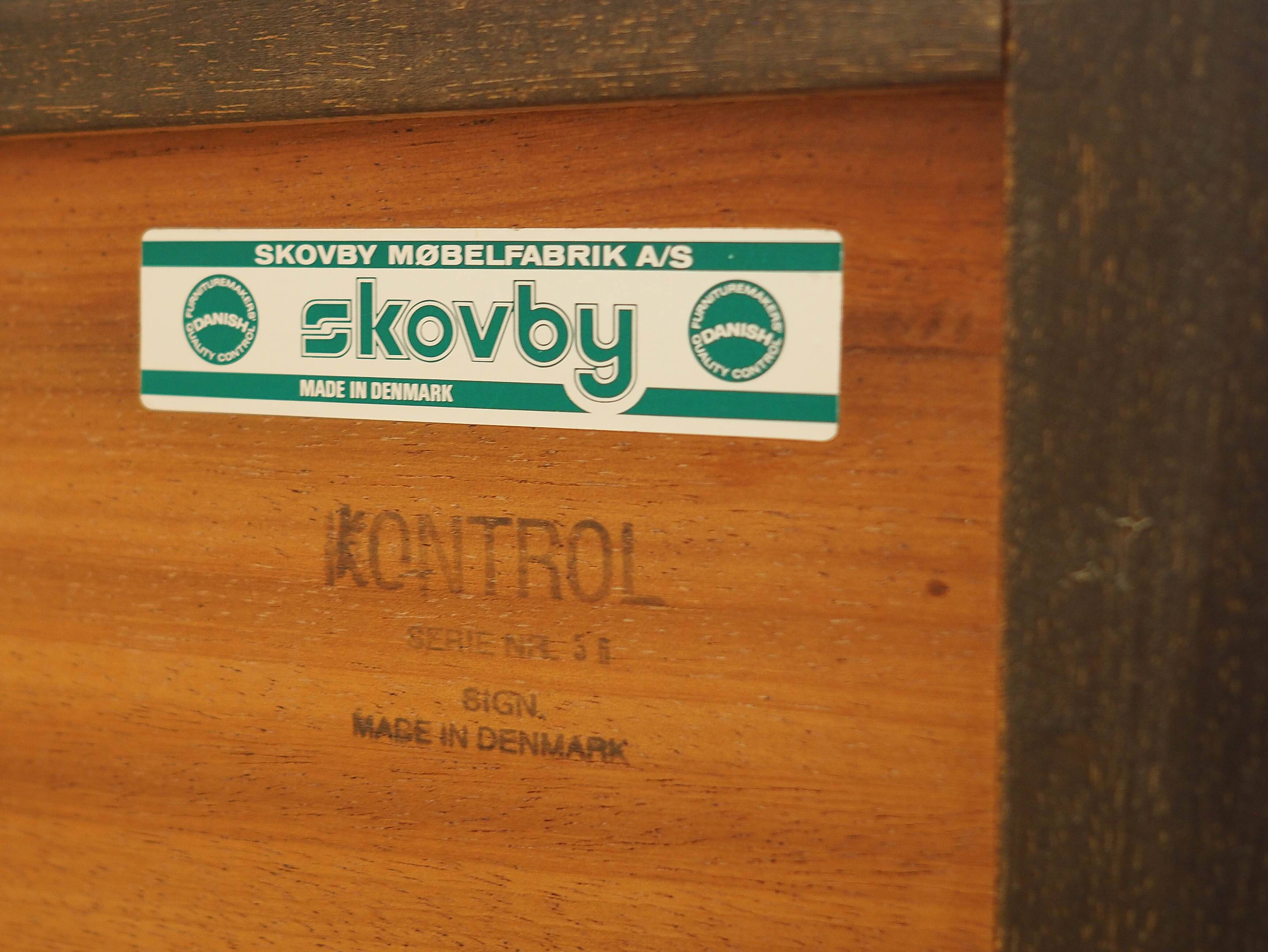 Oak sideboard, Danish design, 1970s, manufactured by Skovby Møbelfabrik