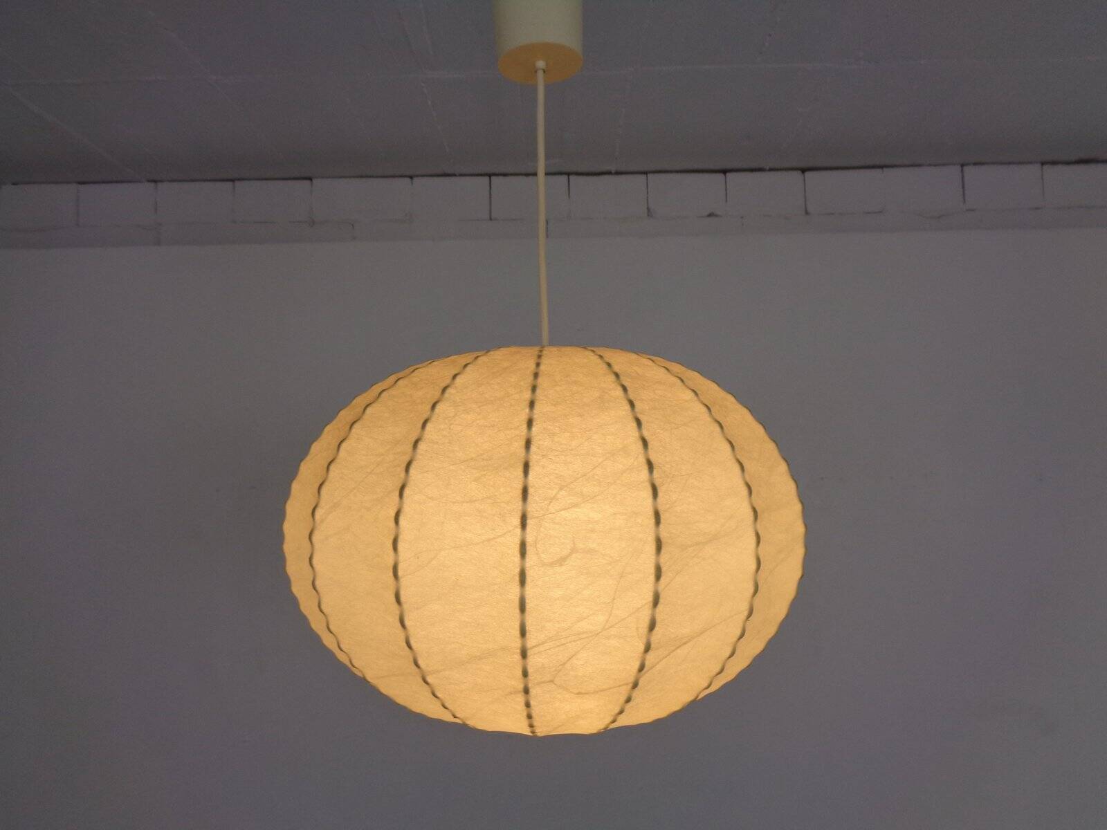 Italian Cocoon Pendant Lamp by Achille & Pier Giacomo Castiglioni, 1960s