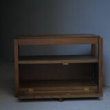 Low wooden cabinet with tray, 1965