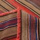 Burgundy & Brown Vintage Kilim Rug, 140x214Cm