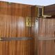 Important Shuttered Table in Sapelli Mahogany, Directoire style – 1970