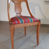 Gondola-style empire chairs