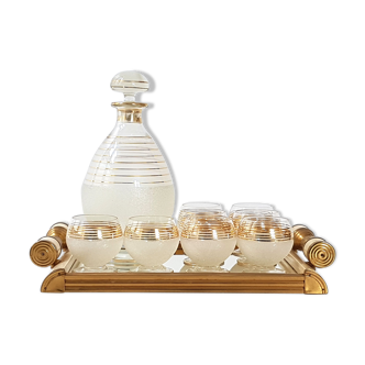 Art Deco liqueur service