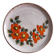Assiette murale décorative artisanale motif fleur Vallauris