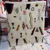 Beni Ouarain Berber Rug • Colorful Abstract Patterns