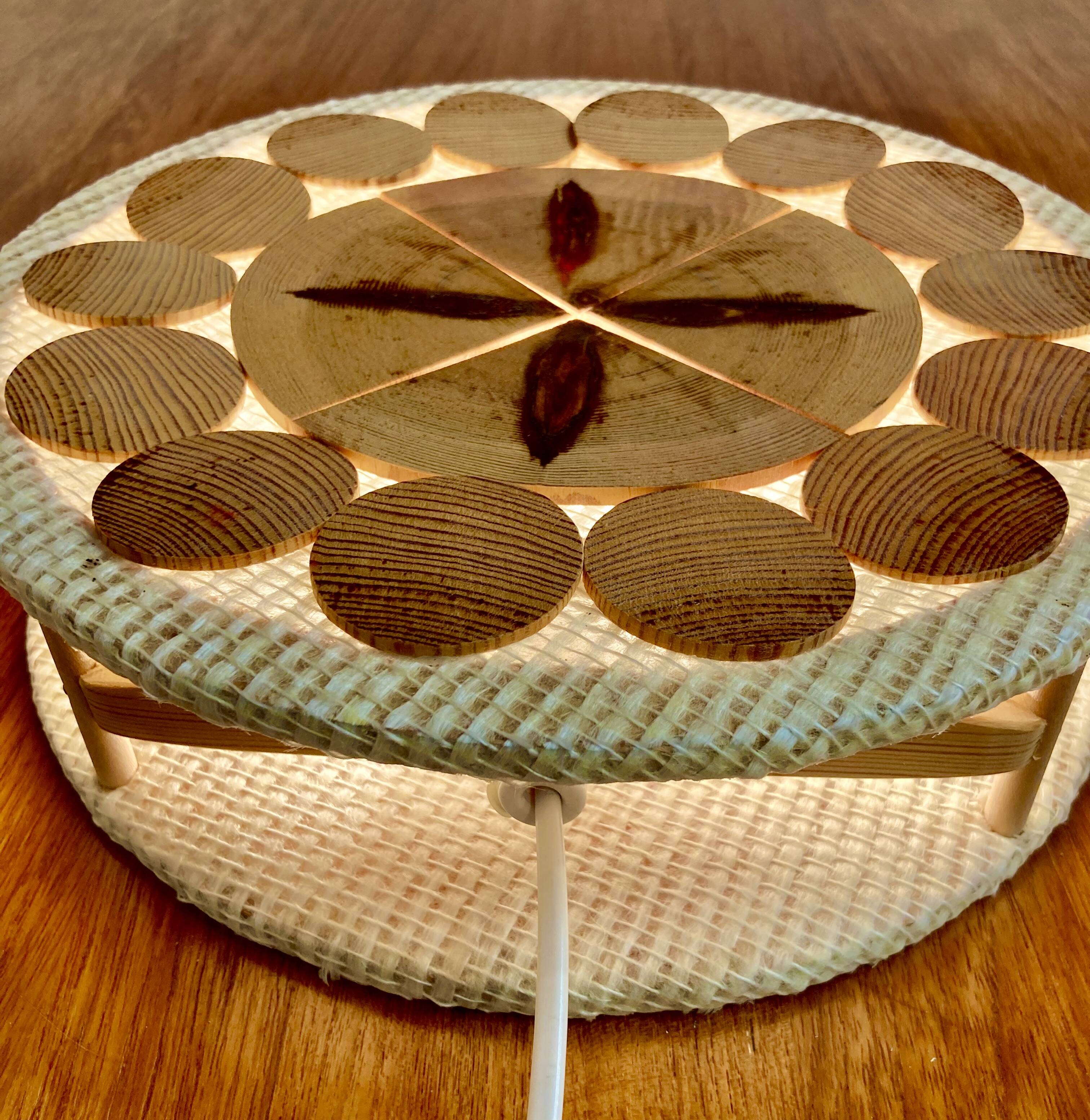 LARGE SCANDINAVIAN DESIGN WALL LIGHT 1950.