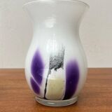 Vintage German glass vase and cup by Hans Jürgen Richartz for the Richartz art collection, set of 2.