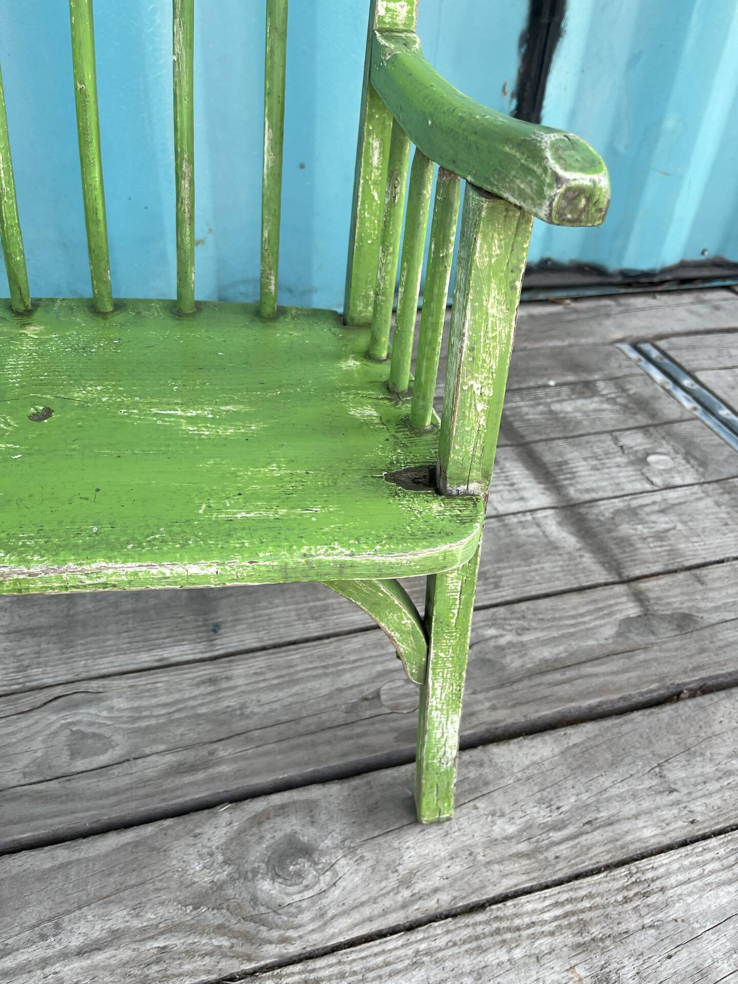 Vintage wooden child’s chair