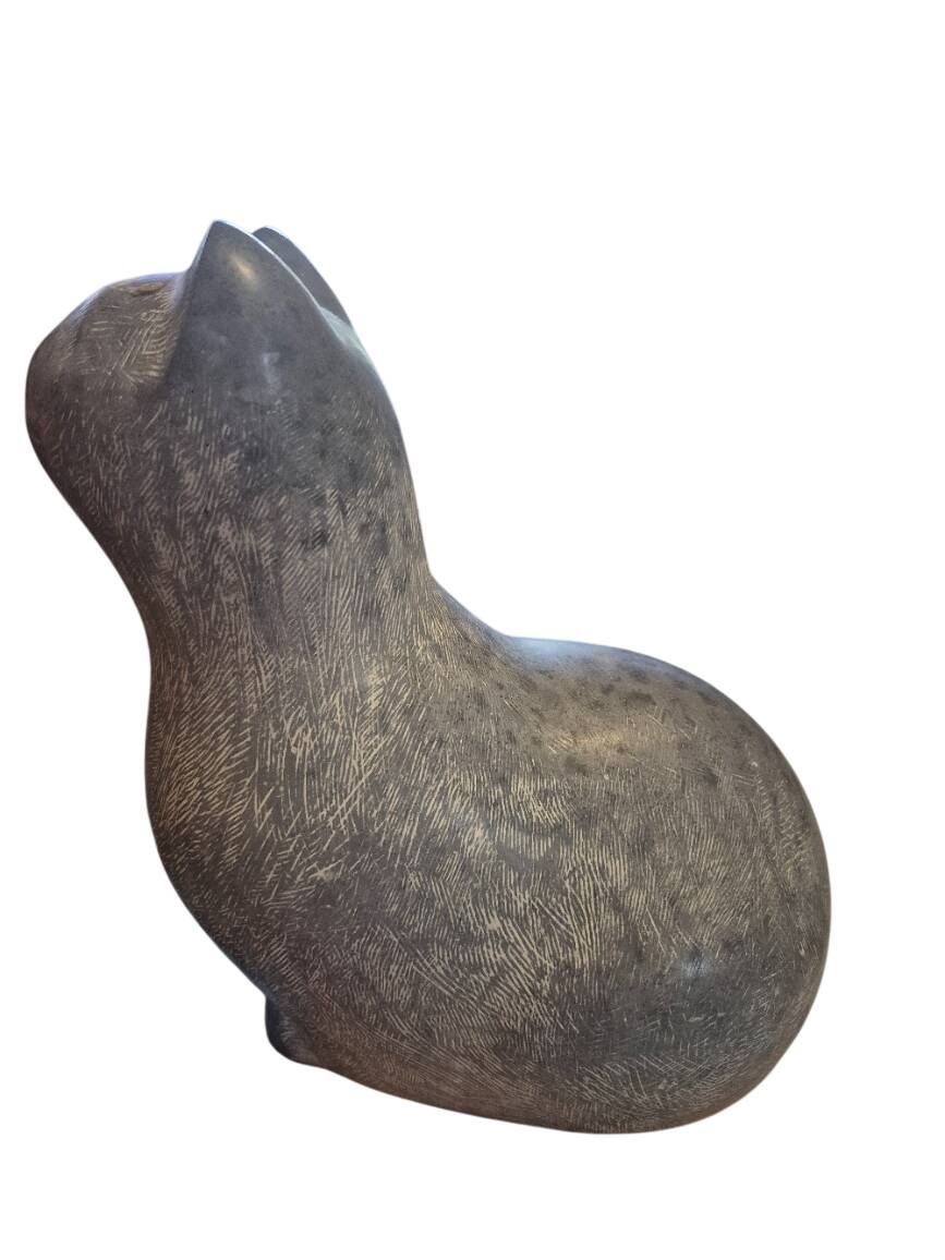 Stone sculpture of a cat Islay Grimes