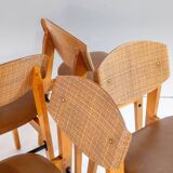Mid- Century Modern Dining Chairs in Scandinavian Style