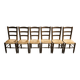 6 brutalist chairs by Georges Robert, 1960