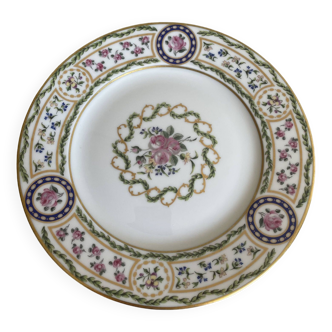 Assiette dessert Haviland Louveciennes porcelaine Limoges