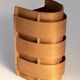 Hans-Agne Jakobsson wall lamp in pine veneer V155 - Sweden, 1960s