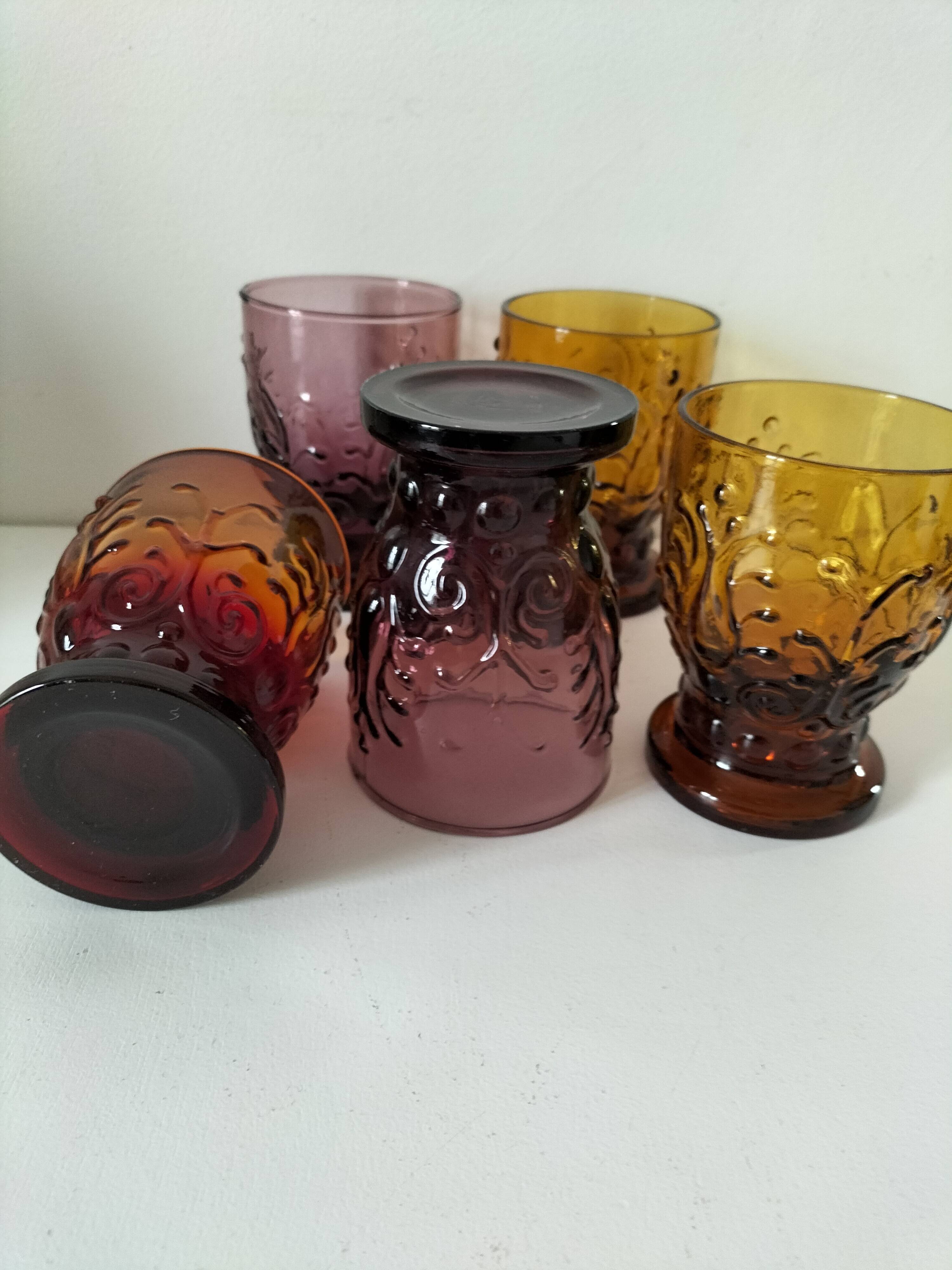 5 stylish glass cups