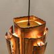 Brutalist hanging lamp, denmark 1960s