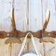 Antique wooden coat rack