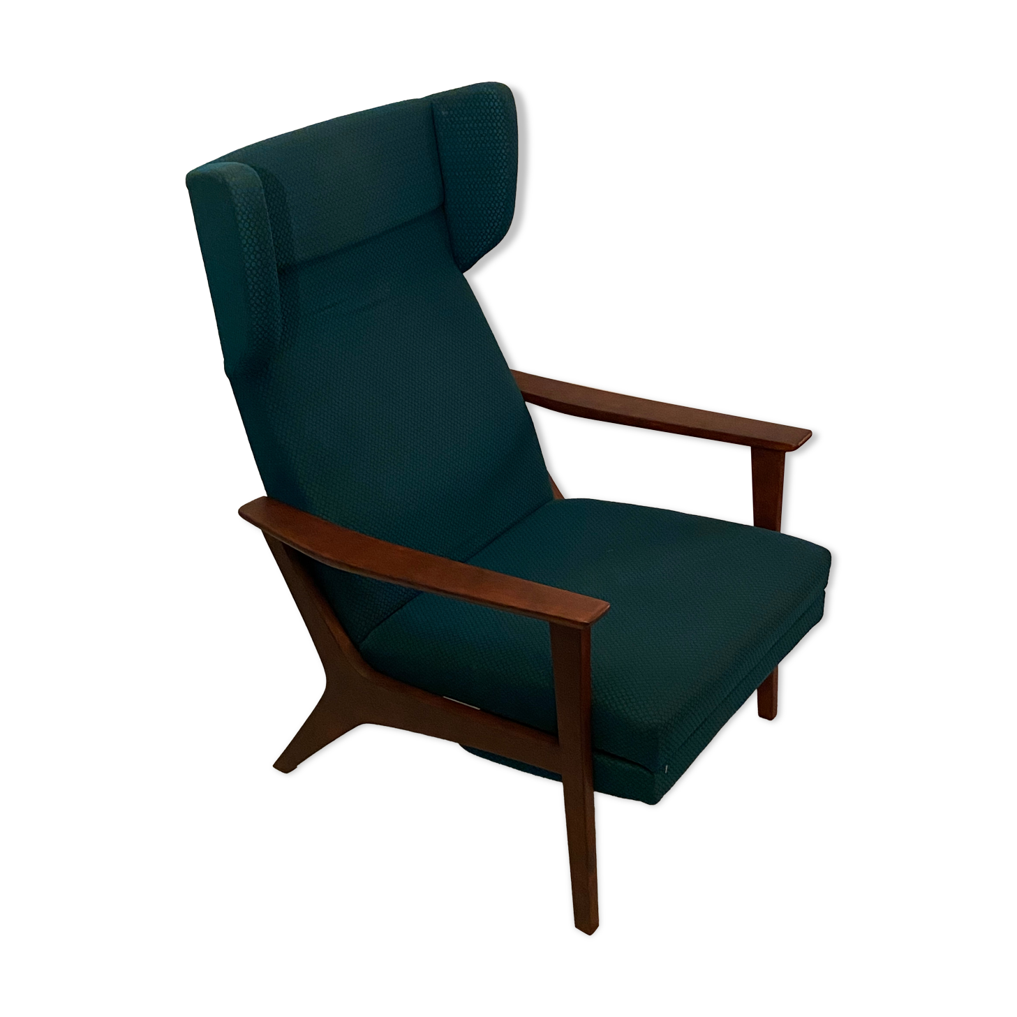 Swedish wingback lounge chair