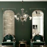 Venetian Murano Glass Chandelier 5 Lights