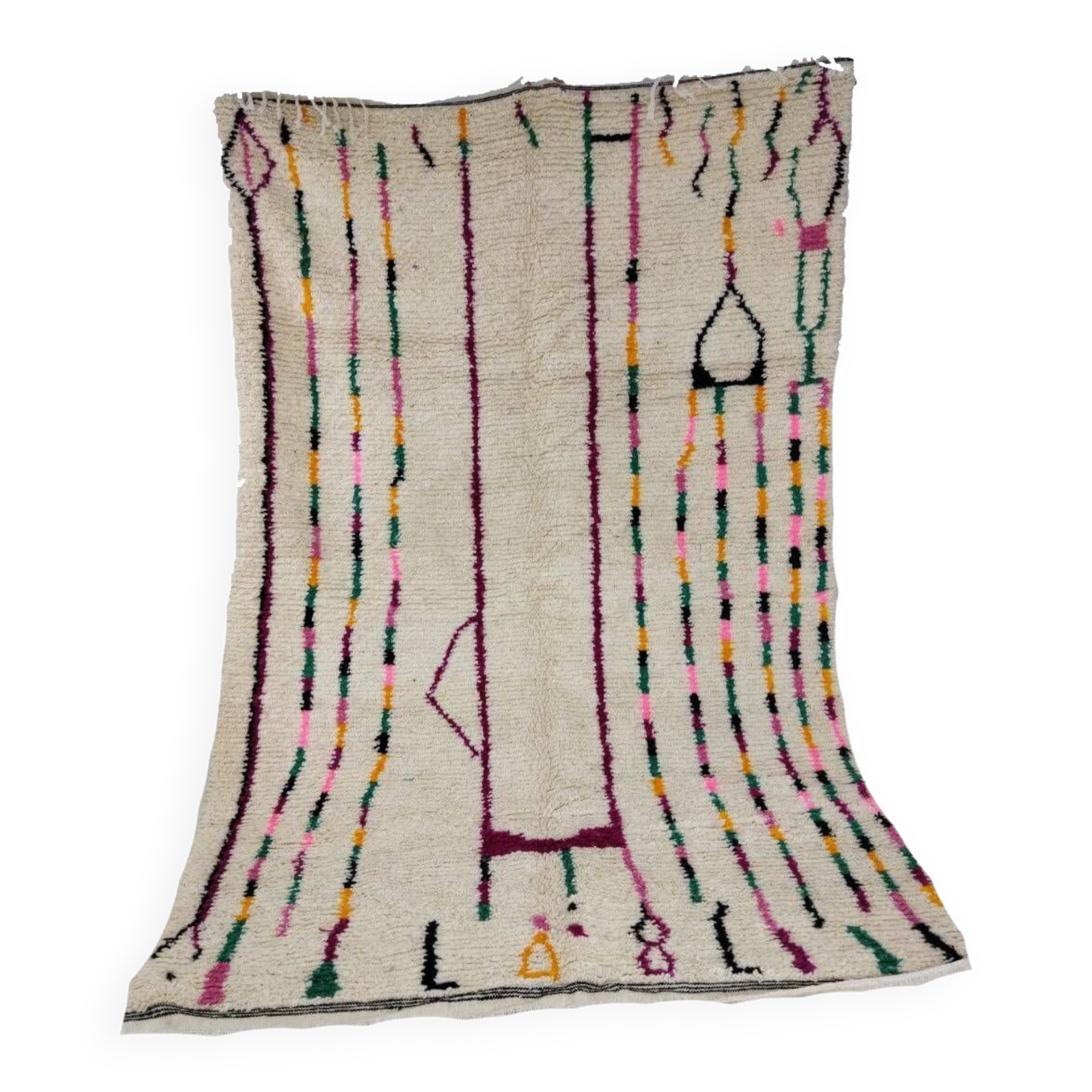 Handmade Moroccan Berber rug 294 X 194 CM