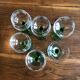 6  verres "ballon" vin d'Alsace cristal