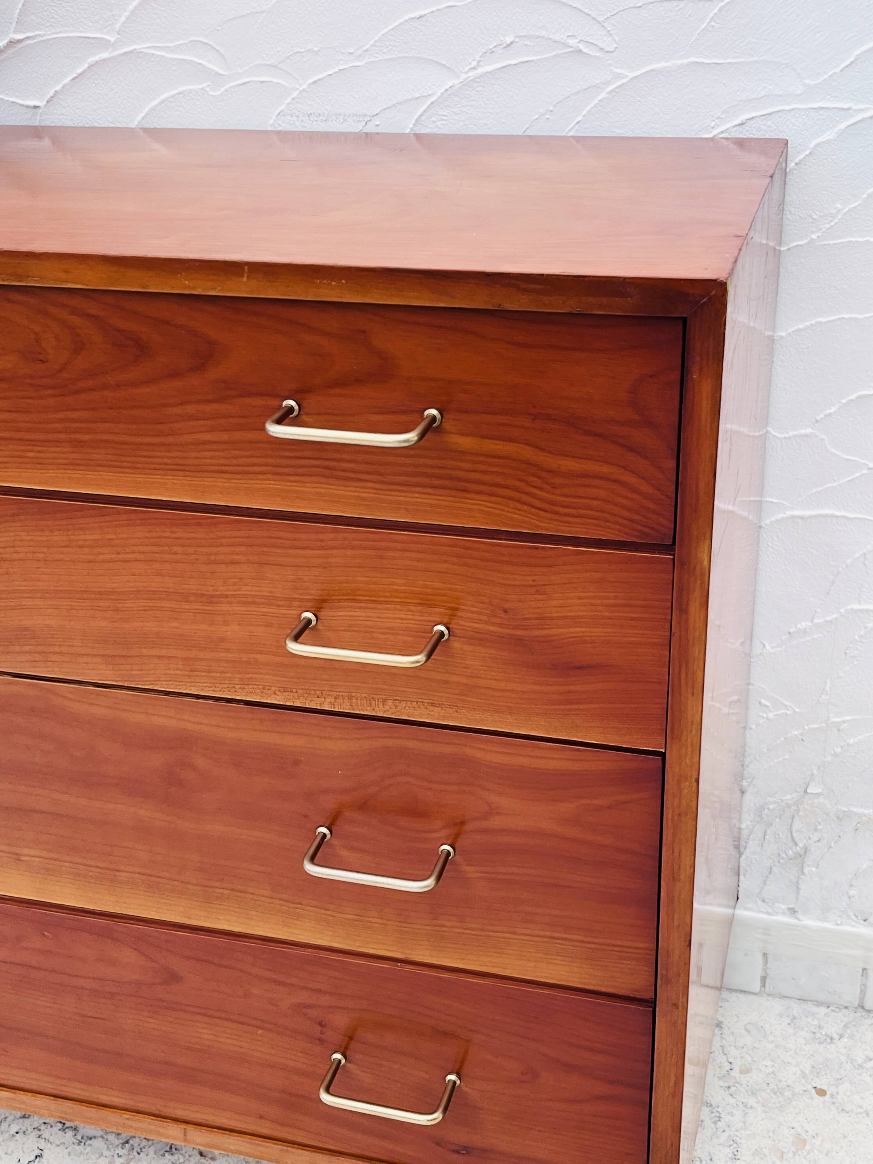 Teak chest of drawers