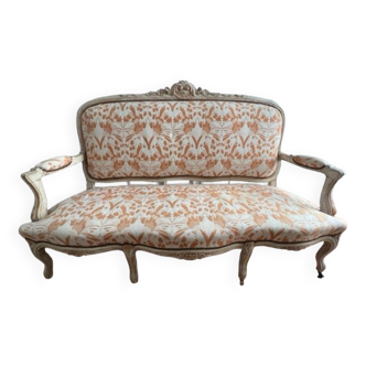 Louis XV style sofa - 3 places