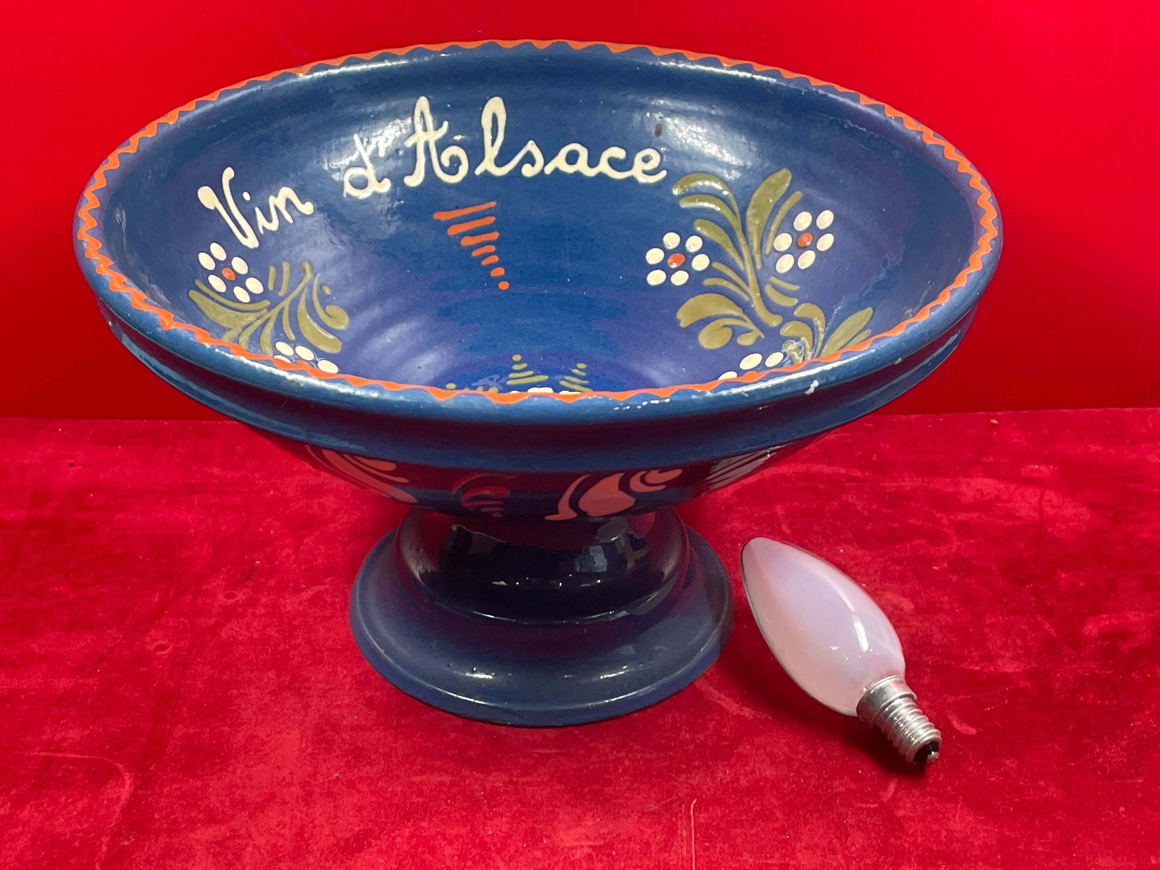 Compotier vin d'Alsace Koehly grès d'Alsace