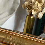 Antique mirror in gilded wood