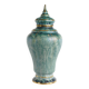 Art Deco Green Lustre Glaze Lidded Vase by Josef Ekberg Gustavsberg, 1920's