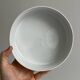 White hollow dish in Pillivuyt porcelain