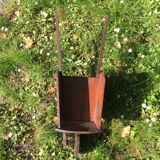 Vintage wooden wheelbarrow