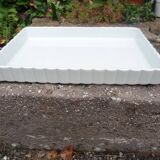 Large rectangular flat Limoges