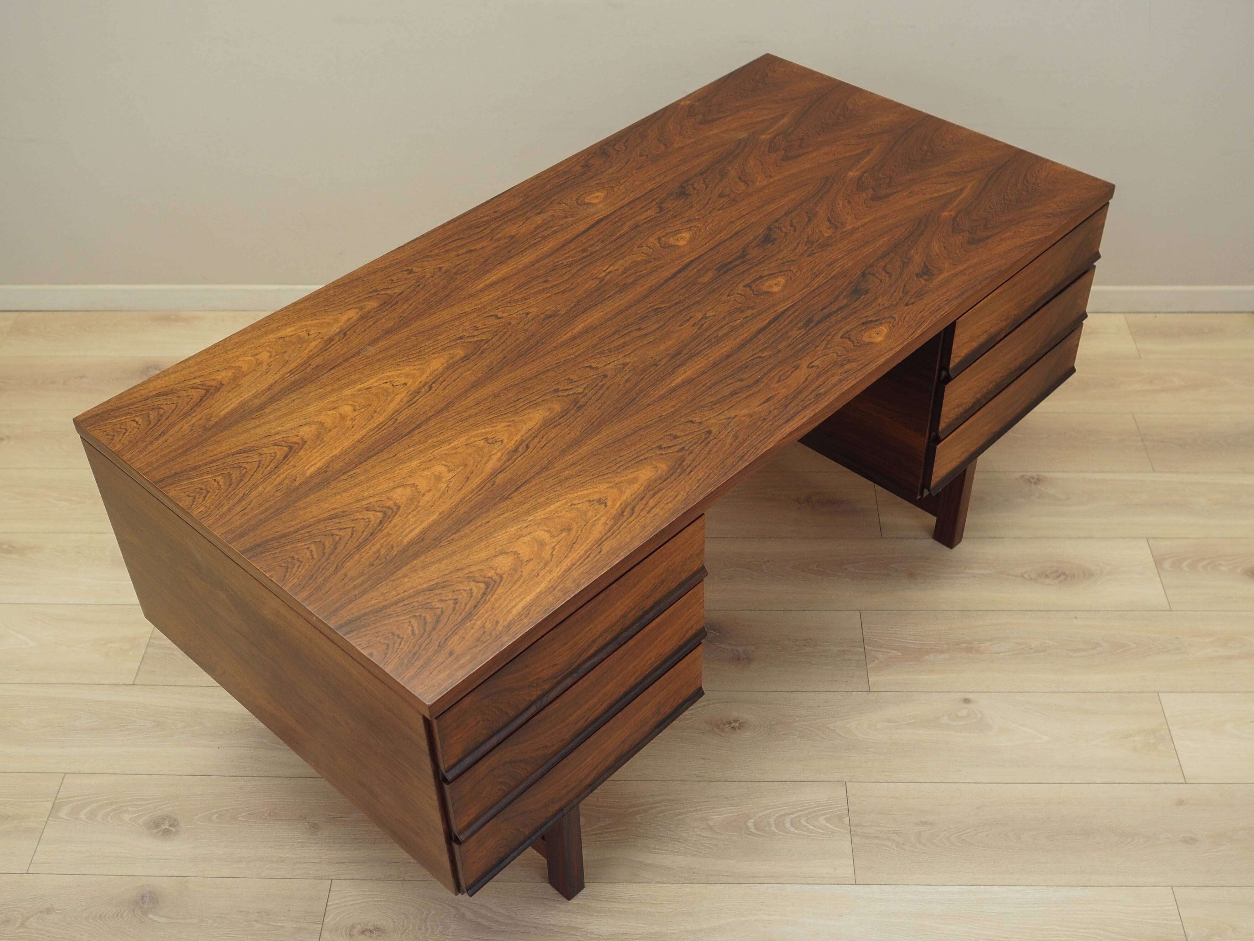 Rosewood desk, Danish design, 1970s, production: Denmark