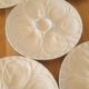 5 white porcelain oyster plates by Pillivuyt