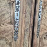 Armoire d'époque Louis XV 18éme en chêne et noyer massif Aérogommer