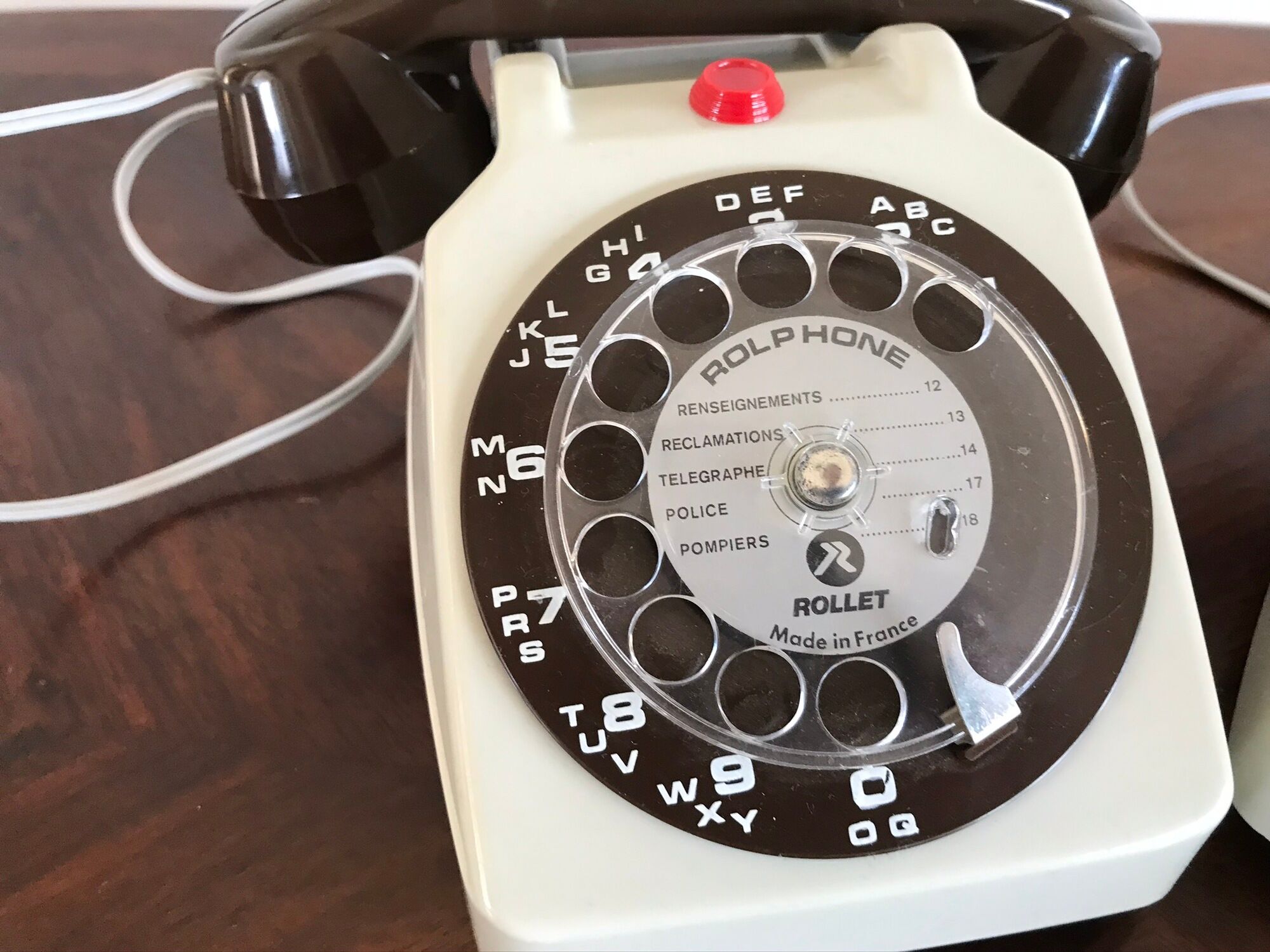 Toy Rolphone Rollet phone in their original box