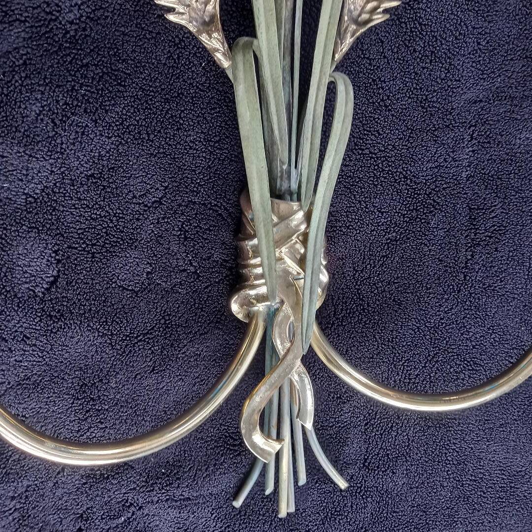 Exclusive Italian design lamp, large, timeless wall lamp