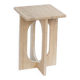 Table d'appoint en travertin "BOND"