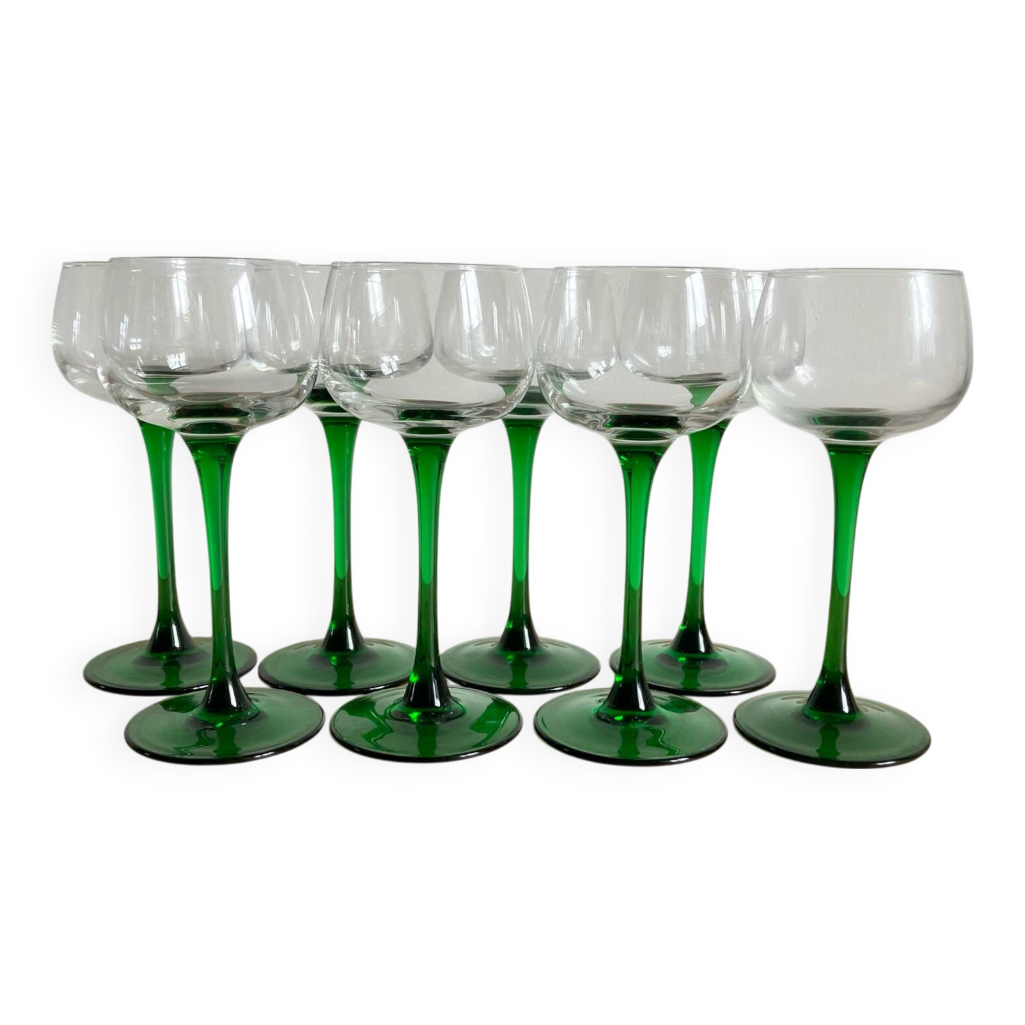 8 Alsace wine glasses