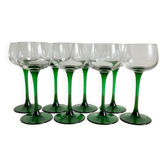 8 Alsace wine glasses