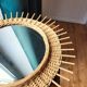 Rattan sun mirror