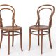 Pair of Antique Bentwood Chairs | Austrian Beechwood Dining Chairs | 1930s