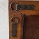Old large mirror made of teak with frame
